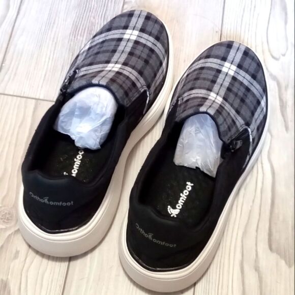 (75-3952) Orthocomfoot Women's Slip On Shoes with Arch Support Sz 41 (10.5) - Picture 9 of 15